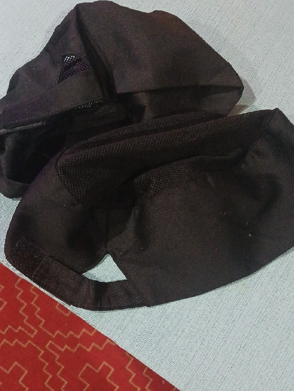 2 Black Fabric Chef Hats